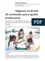 Povos Indigenas No Brasil 20 Conteudos Para Ajudar Professores