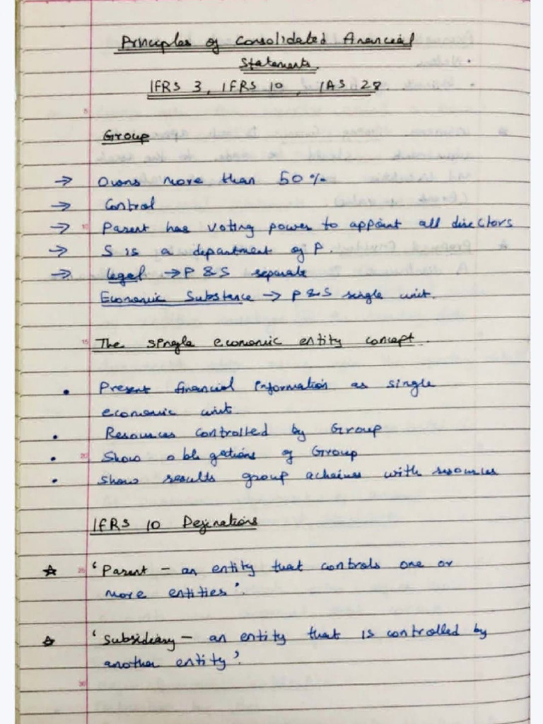 SBR Consolidation Notes | PDF