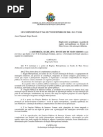 LEI COMPLEMENTAR Nº 340 de 2008