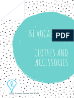 B1 Vocabulary 2 Clothes