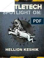 E-CAT35SN114 BattleTech Spotlight On Hellion Keshik