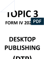 Desktop Publishing Form Iv 2020