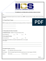 Nevis IBC Application Form