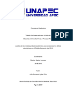 Tesisanálisis de Los Medios Probatorios Idóneos para Comprobar Los Delitos