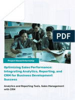Article Review 7 Optimizing Sales Performance Integrating Analytics Reporting and CRM For Business Development Success