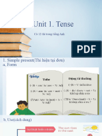 Unit 1. The Present Simple Tense