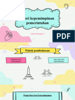 PPT Teori Kepemimpinan Pemerintahan Kelompok 3