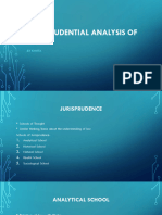 Jurisprudential Analysis of Law