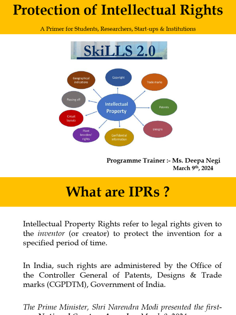 Ipr PPT 0019. | Download Free PDF | Intellectual Property | Patent