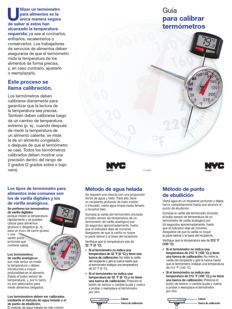 Thermo Calibration Guide SP | PDF | Termómetro | Temperatura