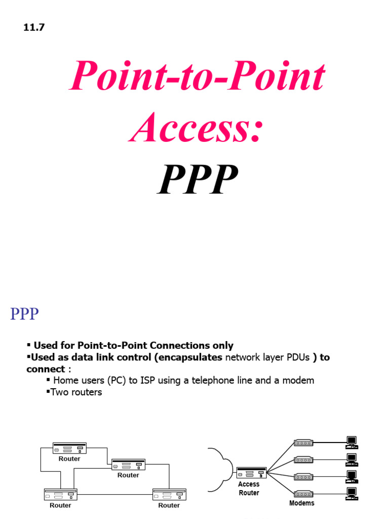 Point to point access pdf internet standards network protocols