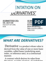 Presentation On Derivatives'