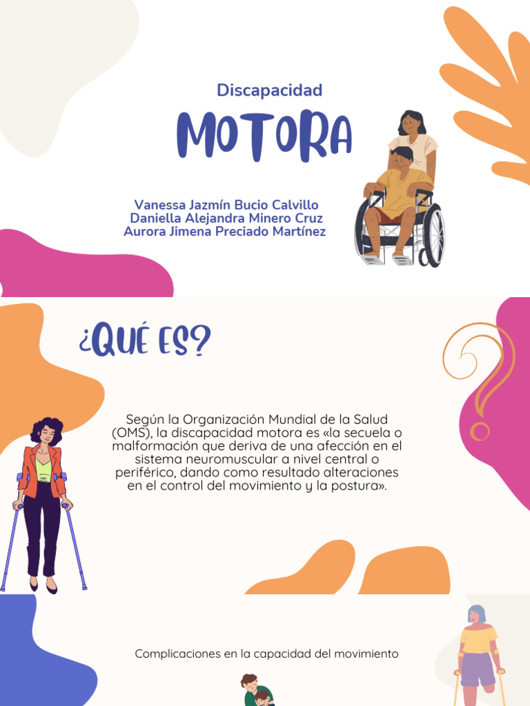 Definición y Clasificación de Discapacidad Motriz | PDF | Cerebro ...