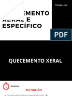 TAREFA EDUCACIÓN FÍSICA TEMA 1 quecemento xeral e específico