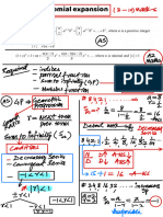 Maths A Level Binomial Expansion