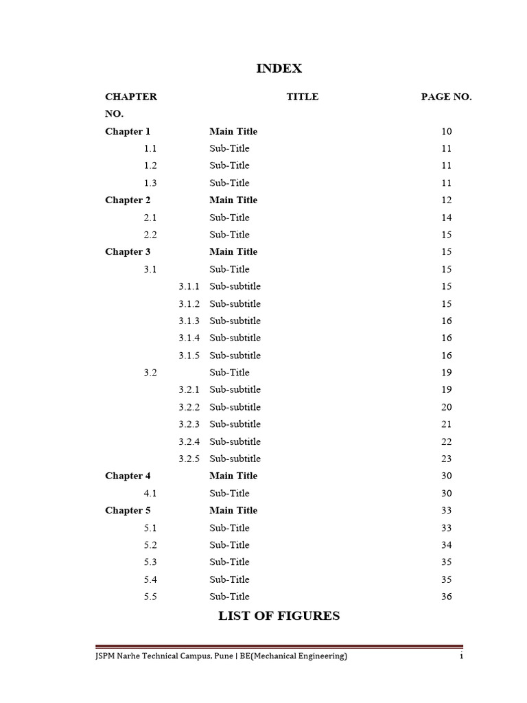 Mechanical Engineering Project Index | PDF | Strength Of Materials ...