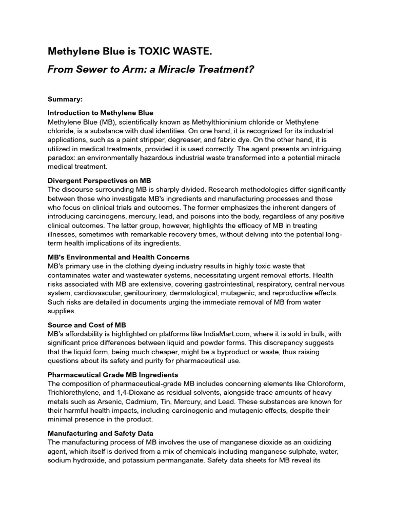 IS METHYLENE BLUE TOXIC visual data 3