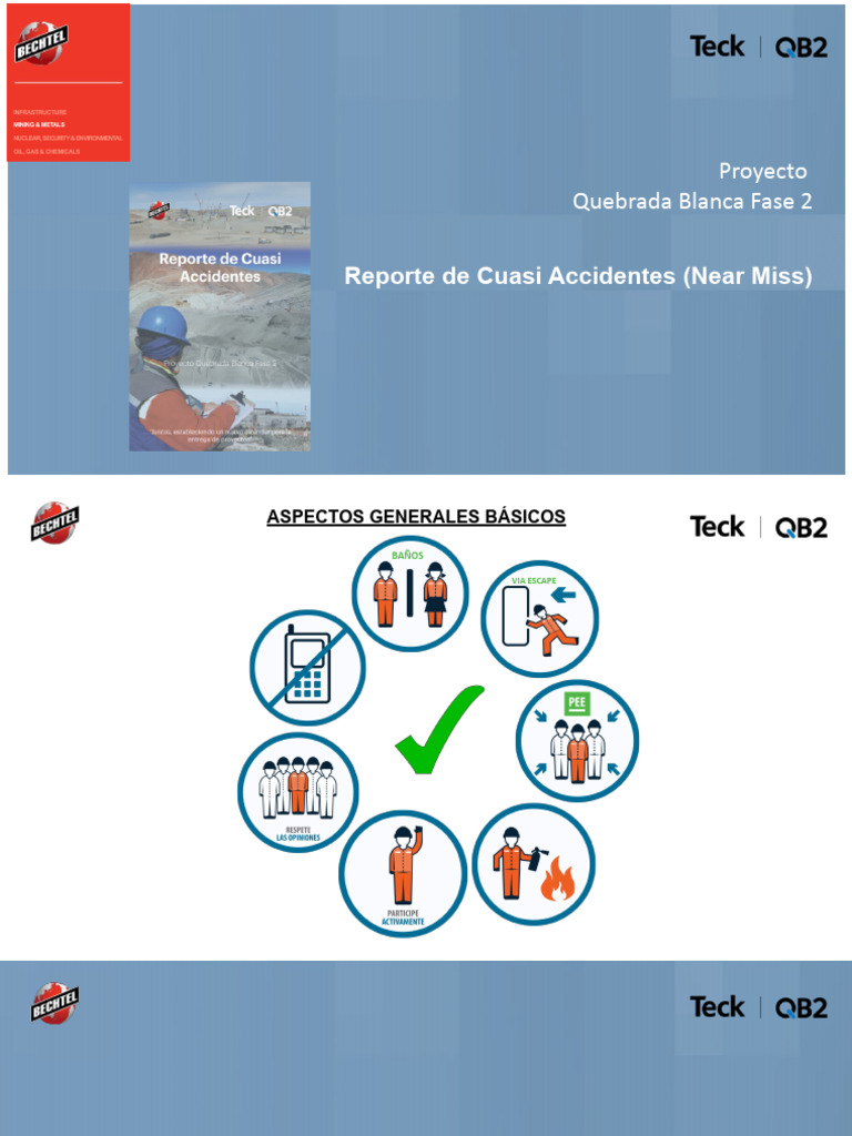 Reporte de Cuasi Accidentes QB2 | PDF | Tecnología