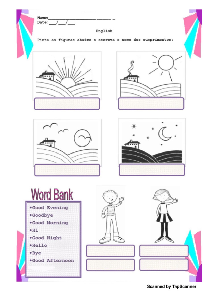 Prova de Inglês 2 Ano | PDF