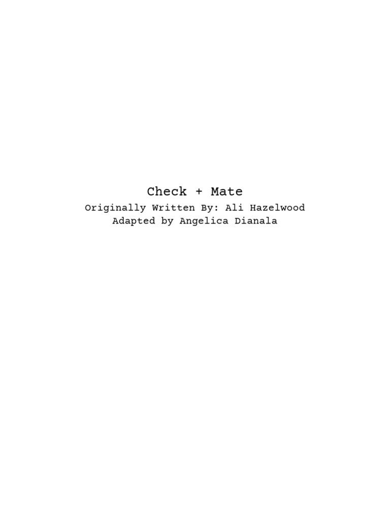 Chess, Friendship, and Choices | PDF