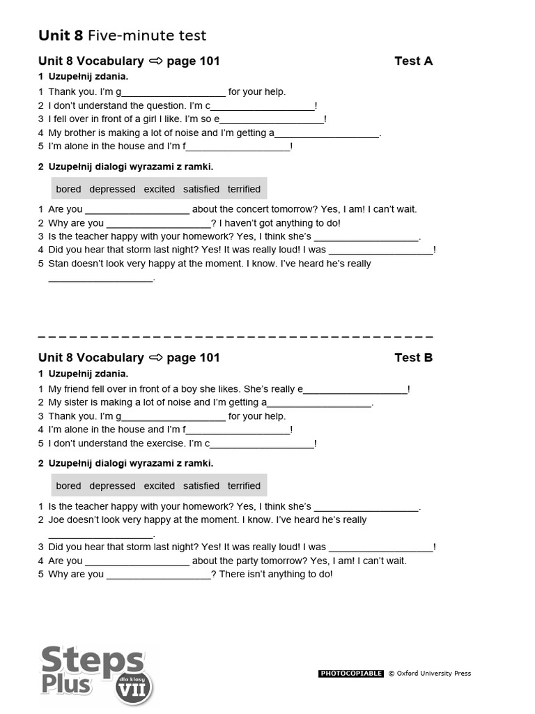 Angielski 7 | PDF | Language Arts & Discipline | Wellness