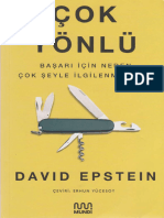 David Epstein - Çok Yönlü