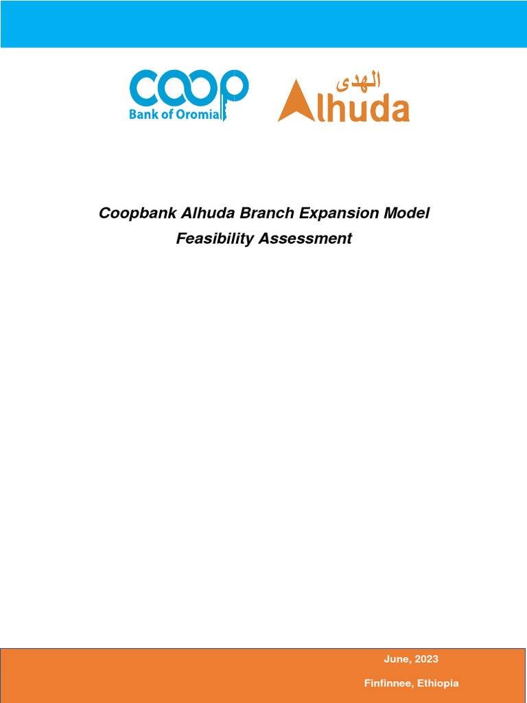 Alhuda Branch ExpansionStudy | PDF | Islamic Banking And Finance | Banks