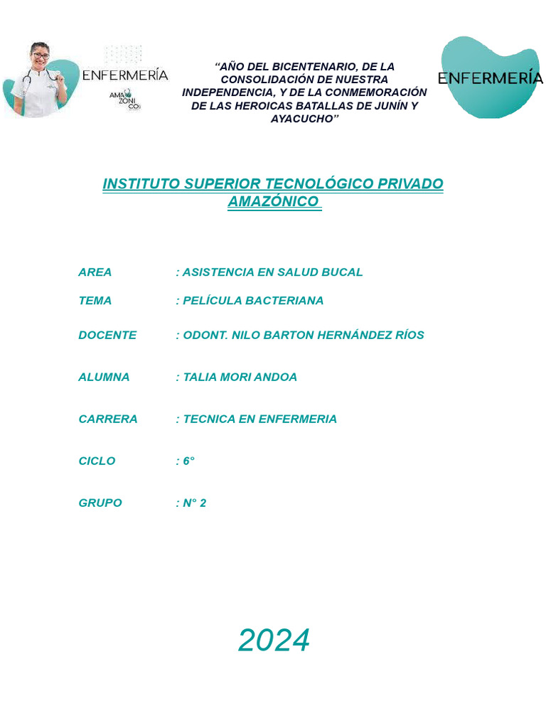 Asistencia En Salud Bucal Descargar Gratis Pdf Las Bacterias