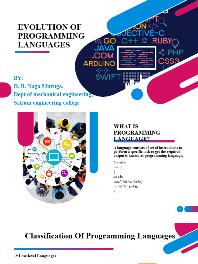 Lect3Evolution of Programming Languages | PDF | Computer Programming ...