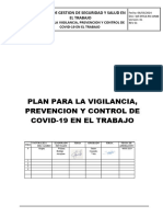 SGSST - Plan para la Vigilancia y 