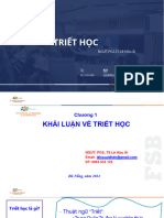 Chương 1 - Khái Luận Về Triết Học