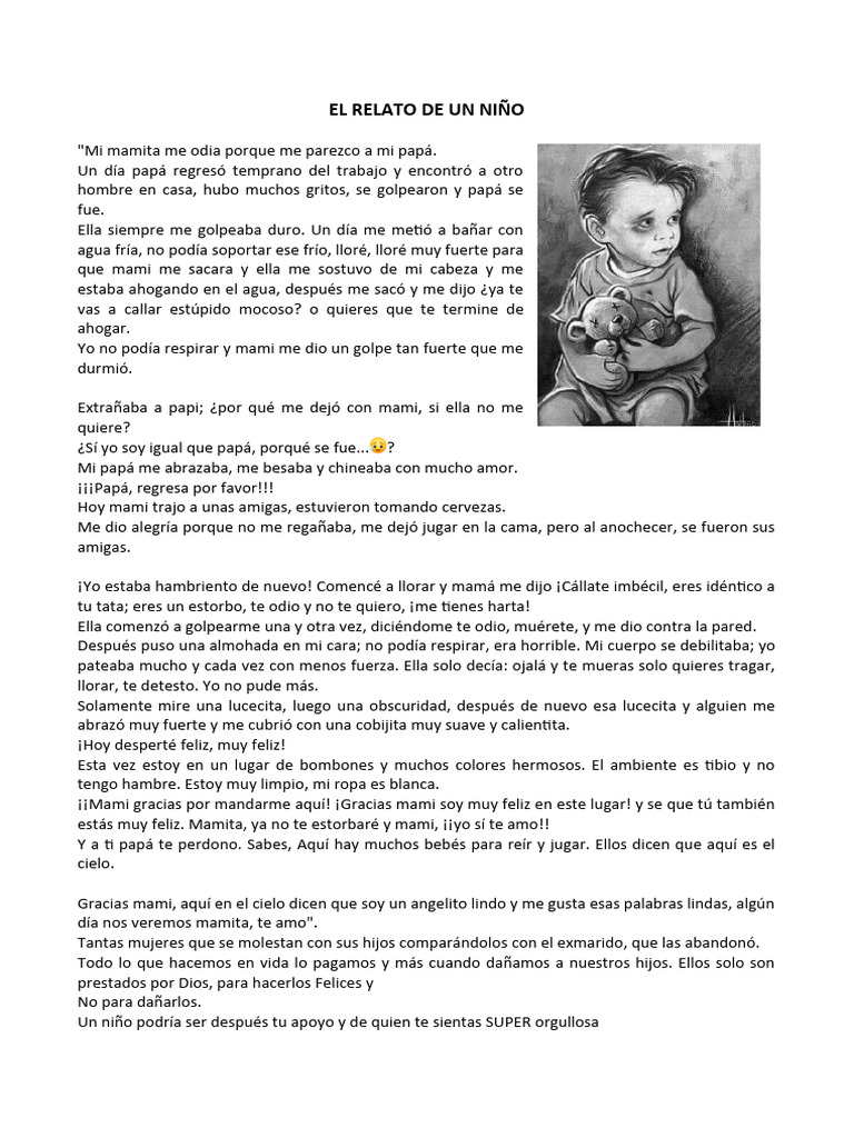 El Relato de un niño | PDF