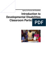 Developmental Disabilities Participants Guide
