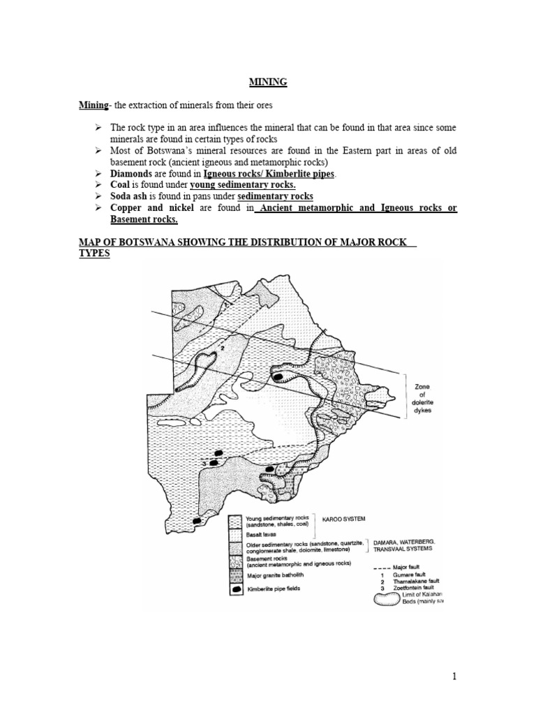 10 Mining Pdf Mining Rock Geology