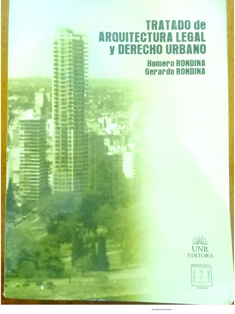 RONDINA TRATADO ARQ LEGAL Capítulo I | PDF