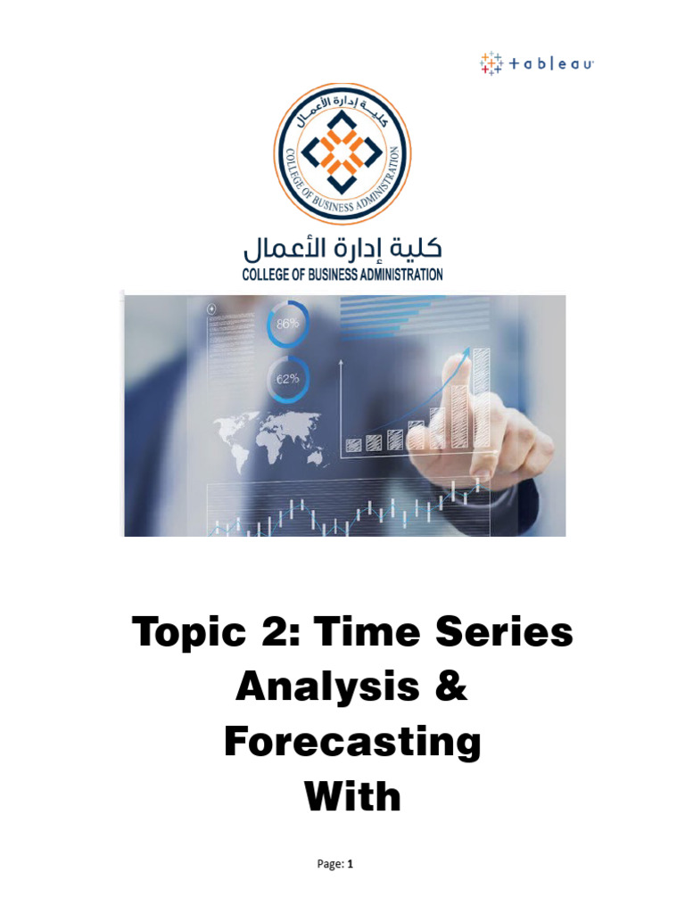 Time Series Analysis Using Tableau | PDF | Forecasting | Time Series