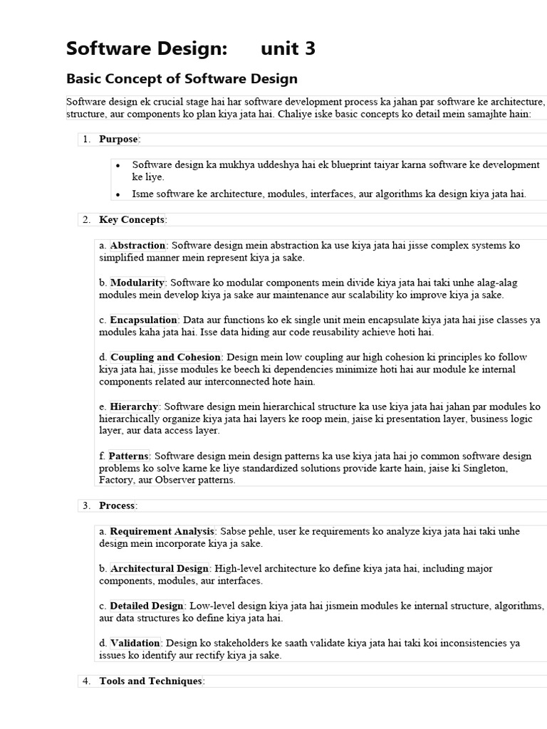 Software Design Concepts and Architecture | PDF | Object Oriented ...