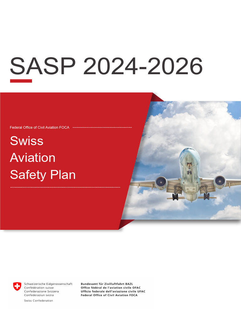 Swiss Aviation Safety Plan 2024-2026 | PDF | Instrument Flight Rules ...