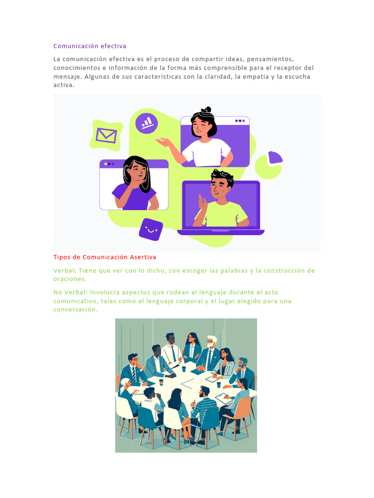 Comunicación Efectiva | PDF | Crecimiento personal y profesional