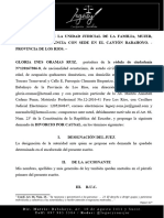 Demanda de Divorcio Por Causal Abandono Injustificado Sin Hijos Menores de Edad