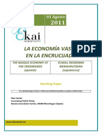 LA ECONOMIA VASCA EN LA ENCRUCIJADA - THE BASQUE ECONOMY AT THE CROSSROADS (spanish) - EUSKAL EKONOMIA BIDEGURUTZEAN (espainieraz)
