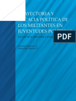 Libro Trayectoria y Eficacia Politica de Los Mil It Antes en Juventudes Politicas