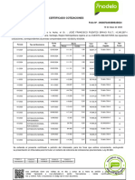 Certificado Cotizaciones: Folio Nº: 8936870A93B9BAB634