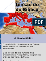 A Extensao Do Mundo Biblico Apresentação