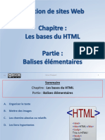 Creation Sites Web 2-2 - HTML - Balises Elementaires (1)