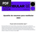 Apostila Vestibular 2024