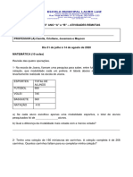 ATIVIDADES REMOTAS 5o ANO 31 07 2020