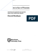 David Beetham - Marxists in Face of Fascism - Writings by Marxists On Fascism From The Inter-War Period-Manchester University Press (1983)