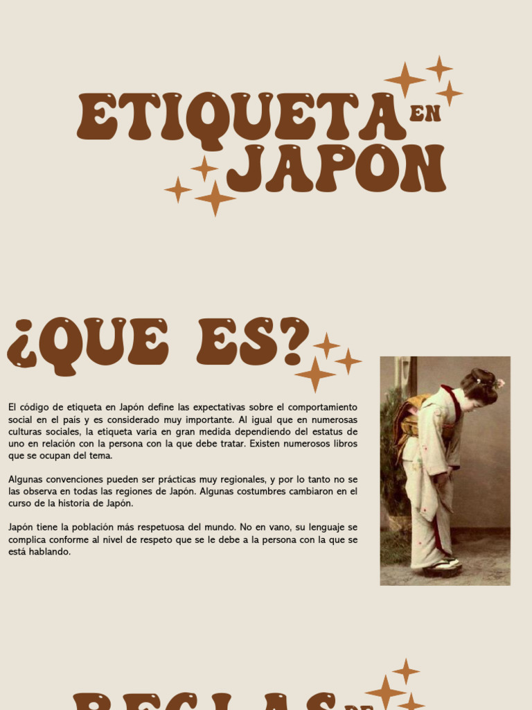 Etiqueta en Japón | PDF | Etiqueta | Fumar tabaco