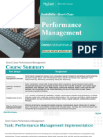 Mini Task Performance Management